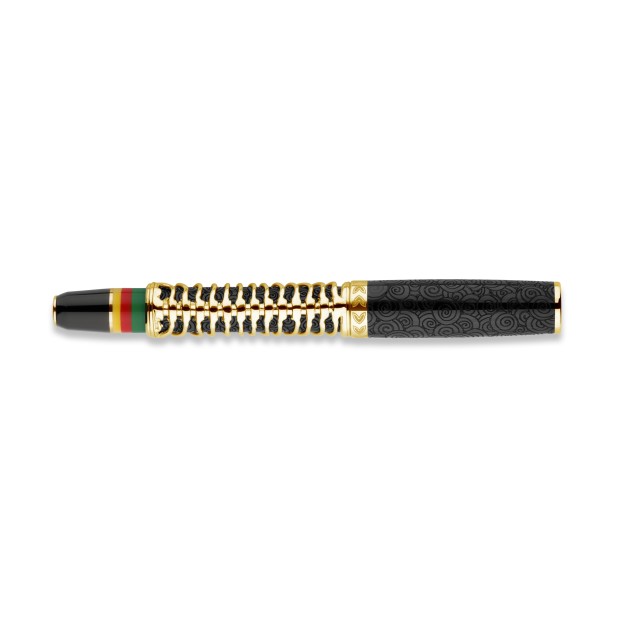 Delta Indigenous Simbu Black Vermeil LE GT Fountain pen