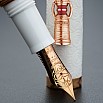 Delta Indigenous Simbu White Rose Gold LE RGT Fountain pen