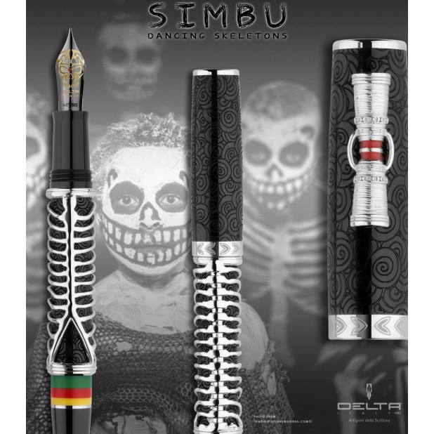 Delta Indigenous Simbu Black Sterling Silver LE ST Vulpen
