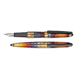Diplomat Aero Rhomb Flame Fountain pen