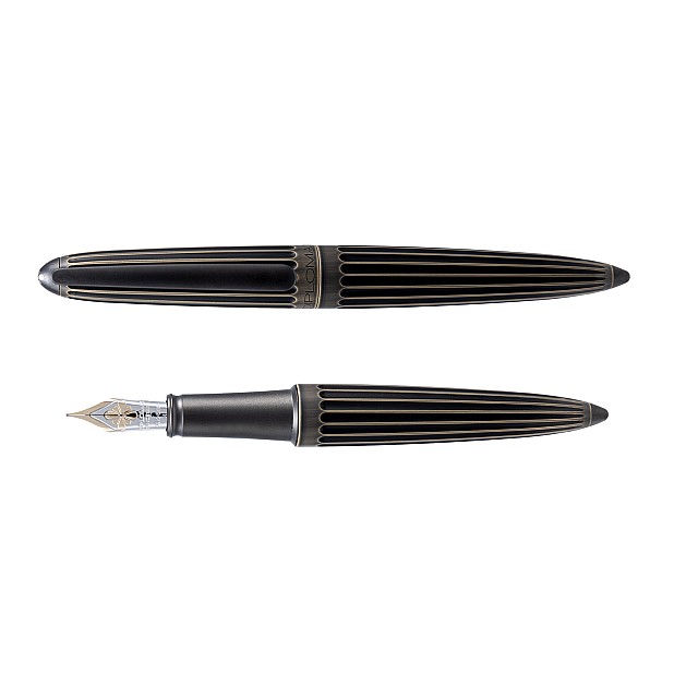Diplomat Aero Oxyd Brass Caneta de Tinta Permanente