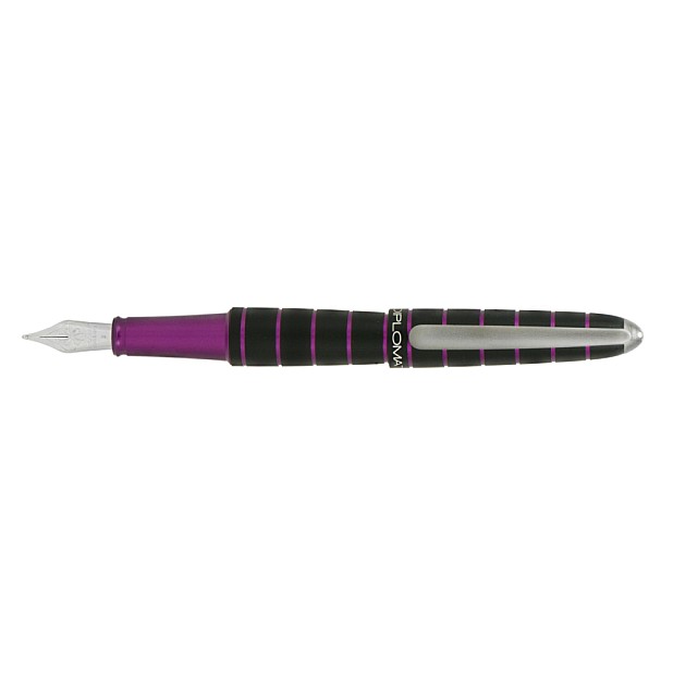 Diplomat Elox Black Purple Fountain pen