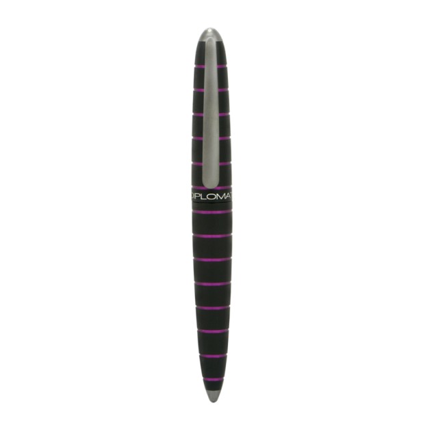Diplomat Elox Black Purple Caneta de Tinta Permanente