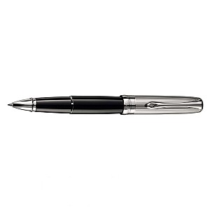 Diplomat Excellence A Guilloche Black Chrome Rollerball