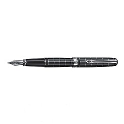 Diplomat Excellence A Lapis Black Rhombus Fountain pen