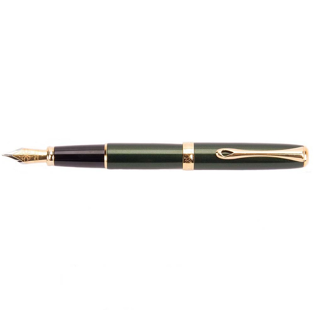Diplomat Pen,Füllfederhalter,Fountain Pen,Excellence A²,Evergreen Chrom,Feder M 