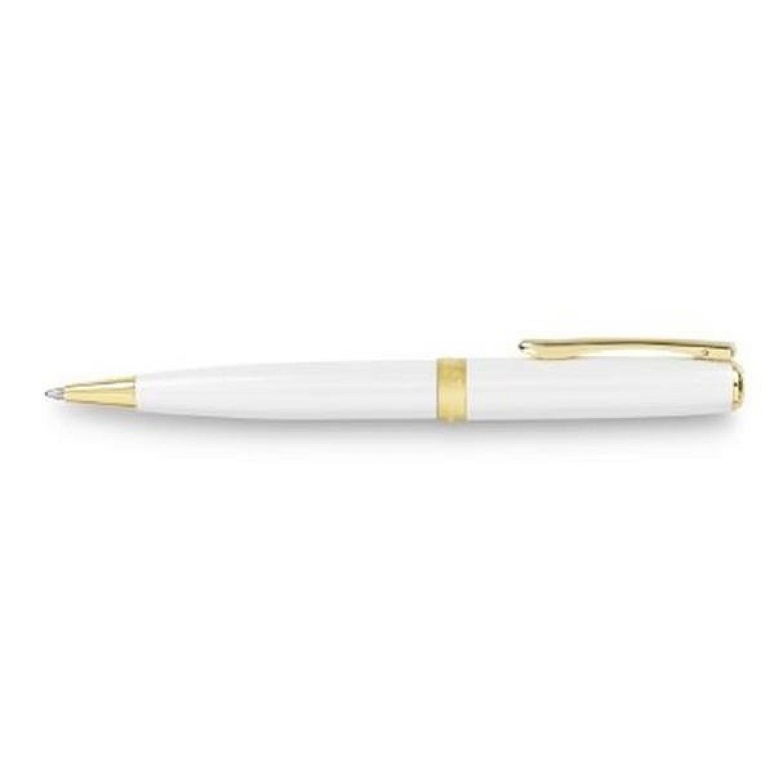 Diplomat Excellence A Pearl White Gold Ballpoint