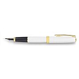 Diplomat Excellence A Pearl White Gold Fountain pen