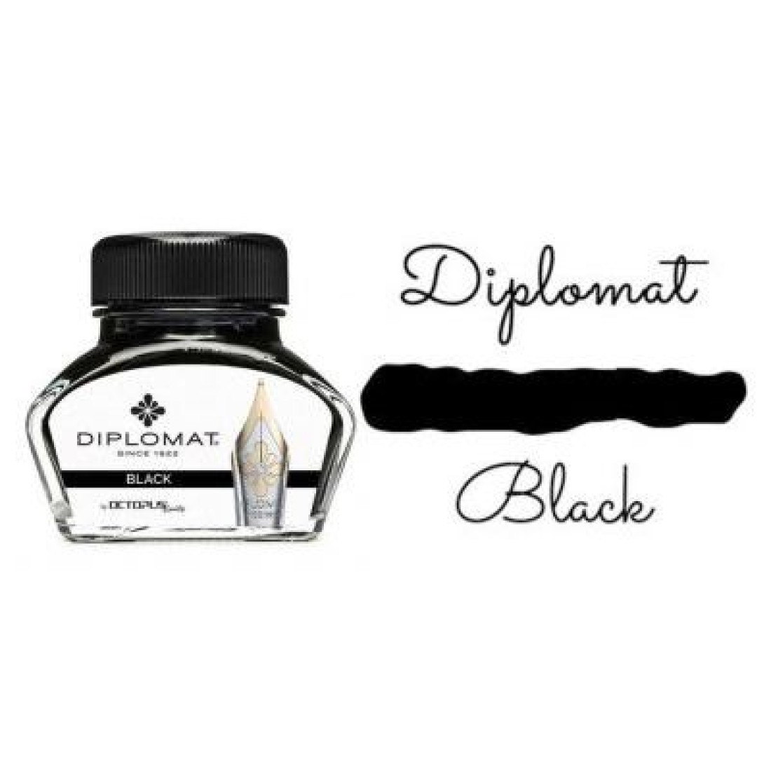 Diplomat Black Ink - Ink Bottle