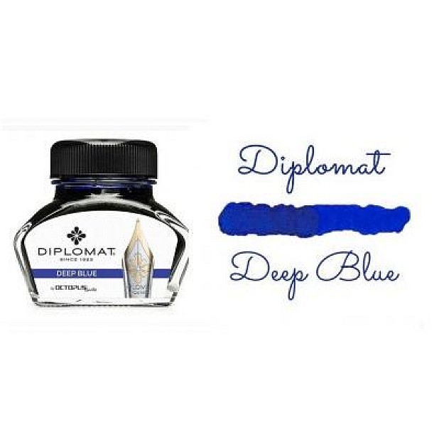 Diplomat Deep Blue Ink - Ink Bottle