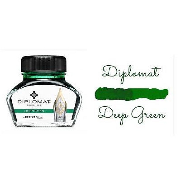 Diplomat Deep Green Ink - Ink Bottle