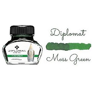 Diplomat Moss Green Ink - Ink Bottle