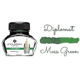 Diplomat Moss Green Ink - Ink Bottle