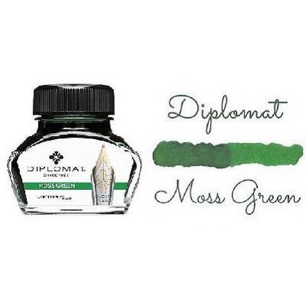 Diplomat Deep Green Ink - Ink Bottle