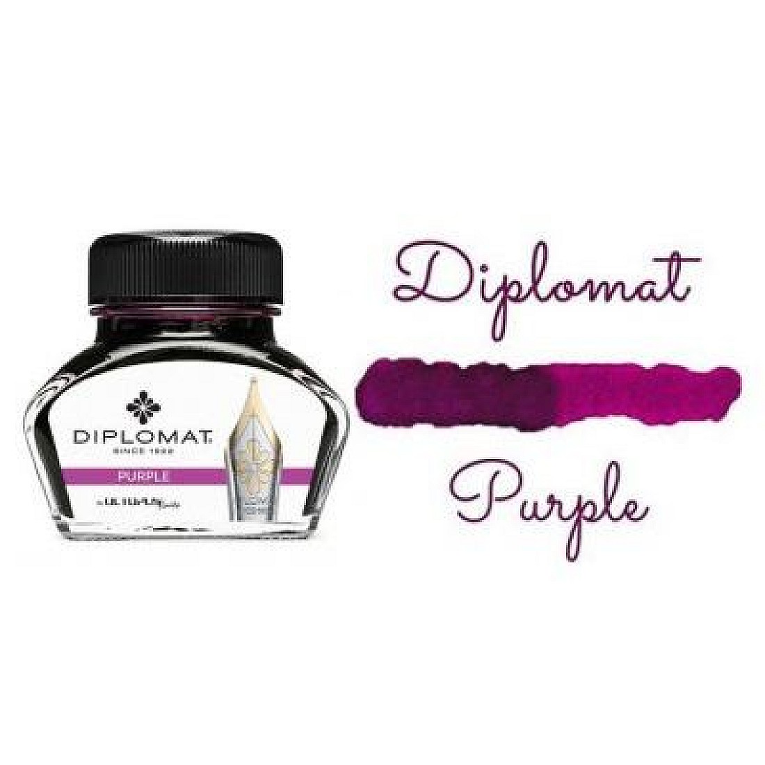 Diplomat Purple Ink - Ink Bottle