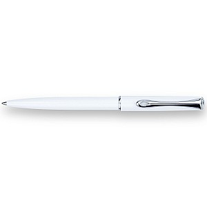 Diplomat Traveller Snowhite Chrome Ballpoint