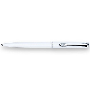 Diplomat Traveller Snowhite Chrome Ballpoint Diplomat Traveller Snowhite Chrome Ballpoint