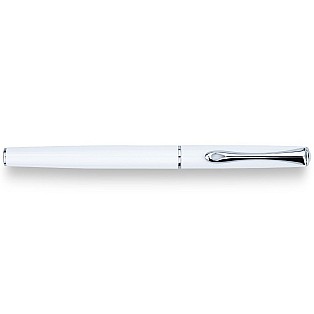 Diplomat Traveller Snowhite Chrome Rollerball
