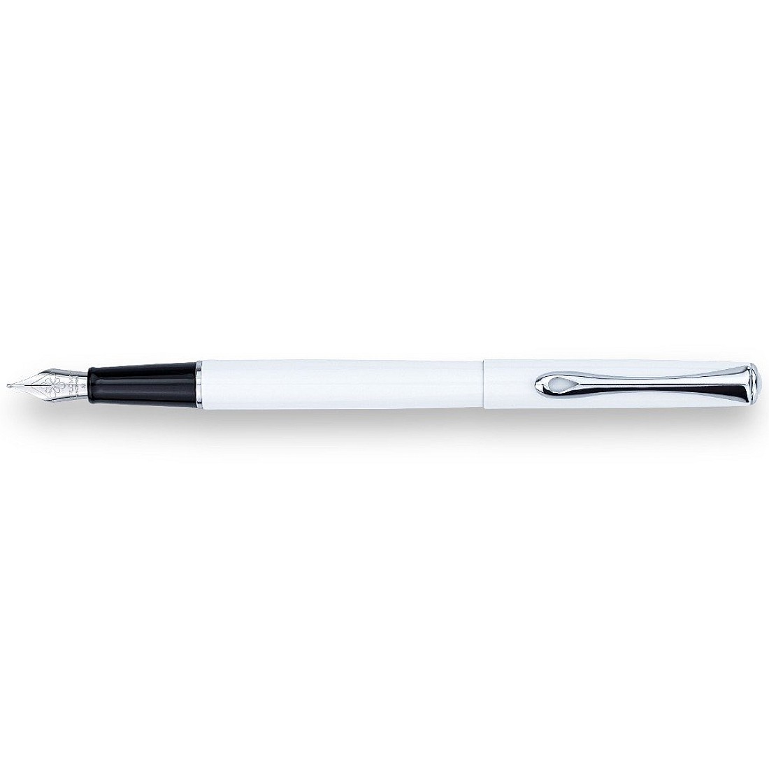 Diplomat Traveller fountain pen Stainless Steel/Chrome Trim NEW 