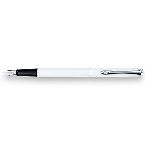 Diplomat Traveller Snowhite Chrome Fountain pen