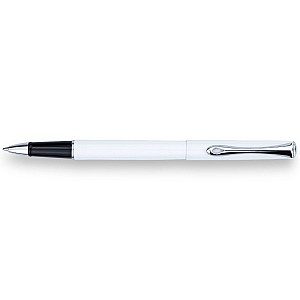 Diplomat Traveller Snowhite Chrome Rollerball