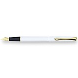 Diplomat Traveller Snowhite Gold Fountain pen Diplomat Traveller Snowhite Gold Fountain pen