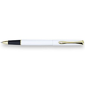 Diplomat Traveller Snowhite Gold Rollerball