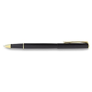 Diplomat Traveller Black Laque Gold Rollerball