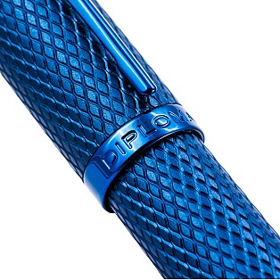 Diplomat Viper Blue Guilloche Roller