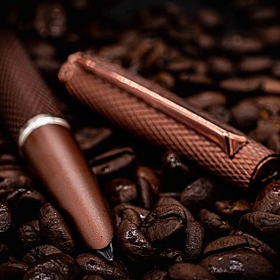 Diplomat Viper Brown Guilloche Stylo Plume