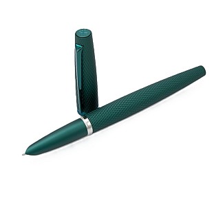 Diplomat Viper Green Guilloche Stylo Plume