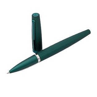 Diplomat Viper Green Guilloche Roller