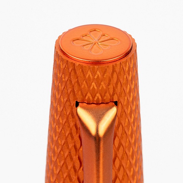 Diplomat Viper Orange Guilloche Pluma estilográfica