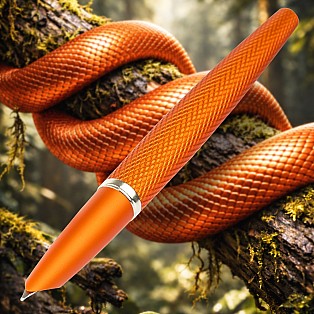 Diplomat Viper Orange Guilloche Füllfederhalter