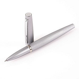 Diplomat Viper Silver Guilloche Rollerball