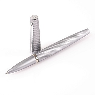Diplomat Viper Silver Guilloche Rollerball