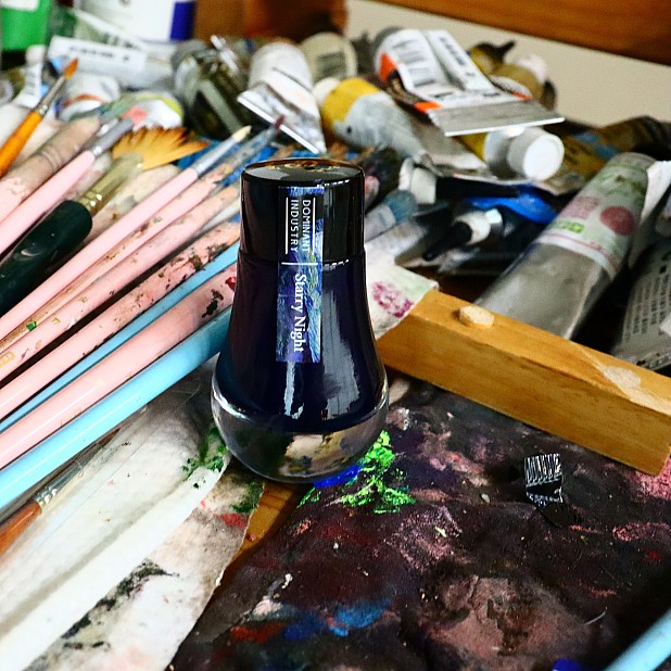 Dominant Industry Painter Series Vincent Van Gogh No.032 Starry Night (Pearl) 25ml Frasco de tinta