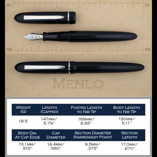 Edison Menlo Fingerpaints ST Fountain Pen