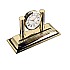 El Casco Gold Clock with Pen Holder