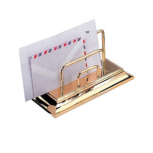 El Casco Gold Letter Rack