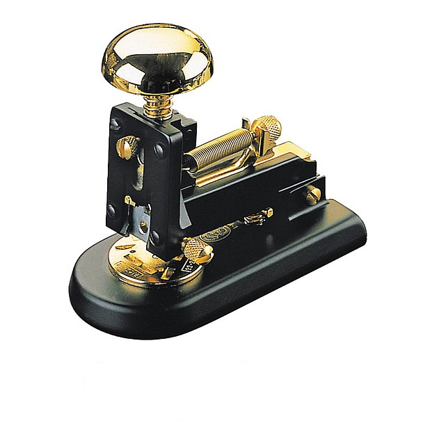 El Casco Gold & Black Desk Stapler Small