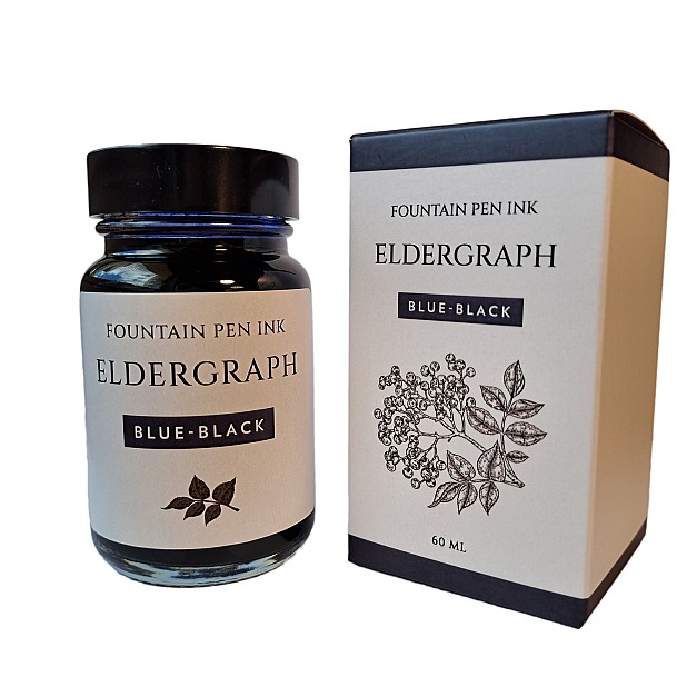 Eldergraph Blue-Black 60ml Ink Bottle