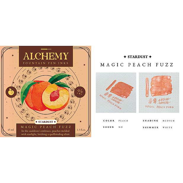 Endless Alchemy Magic Peach Fuzz 45ml Butelka atramentu