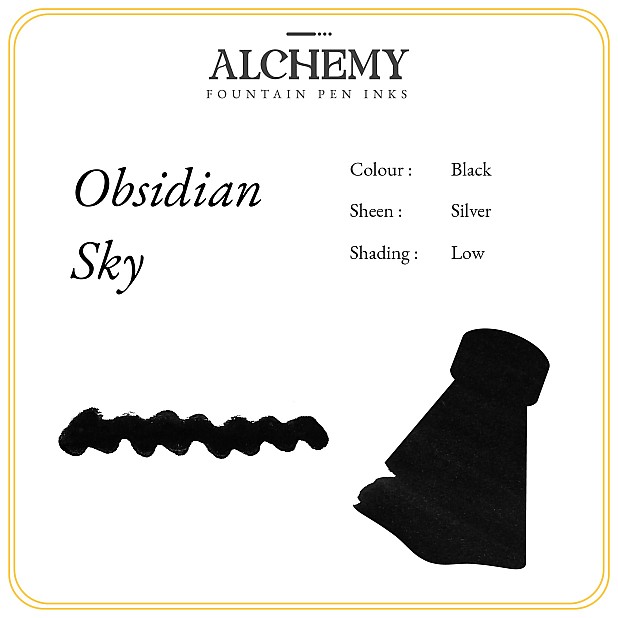Endless Alchemy Obsidian Sky 45ml Butelka atramentu