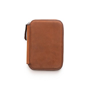 Endless Companion Brown Adjustable Pen Pouch (Fivefold)
