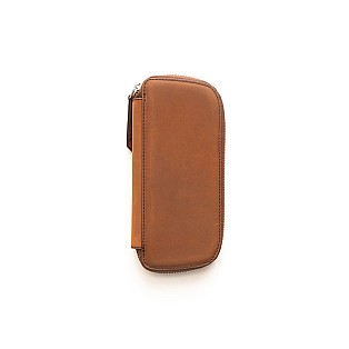Endless Companion Brown Adjustable Pen Pouch (Triple)