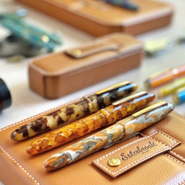 Esterbrook British Tan Pen Nook (podwójny)