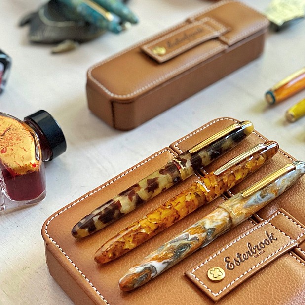 Esterbrook British Tan Pen Nook (pojedynczy)