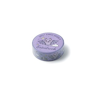 Esterbrook Sweetly Haunted Purple Bats Washi Tape