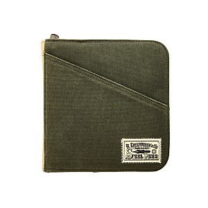 Esterbrook 20 Slot Canvas Zipper Pen Case Army Green